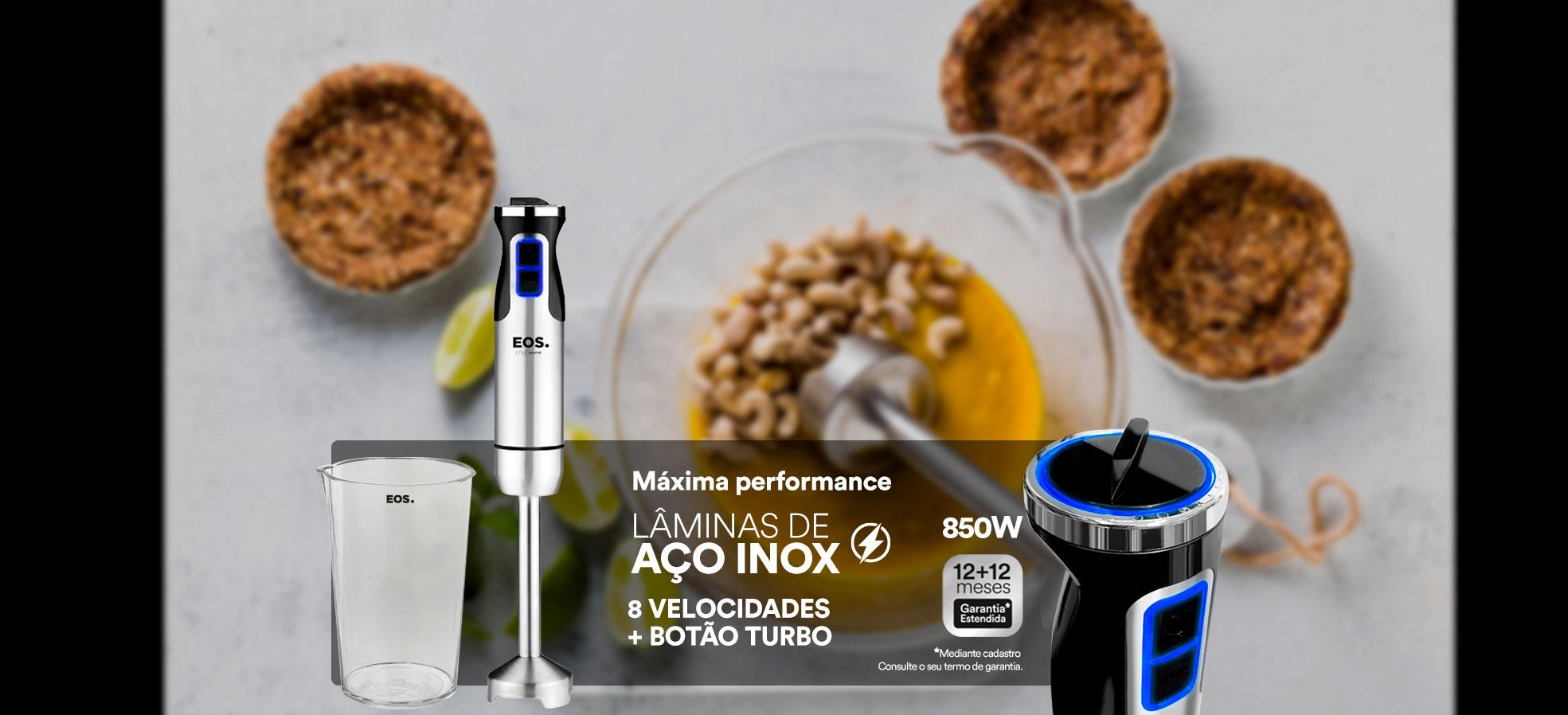 Mixer EOS Cheff Gourmet 850W Inox EMX01