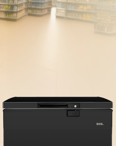 Freezer e Conservador Horizontal EOS 110 Litros EcoGelo Preto